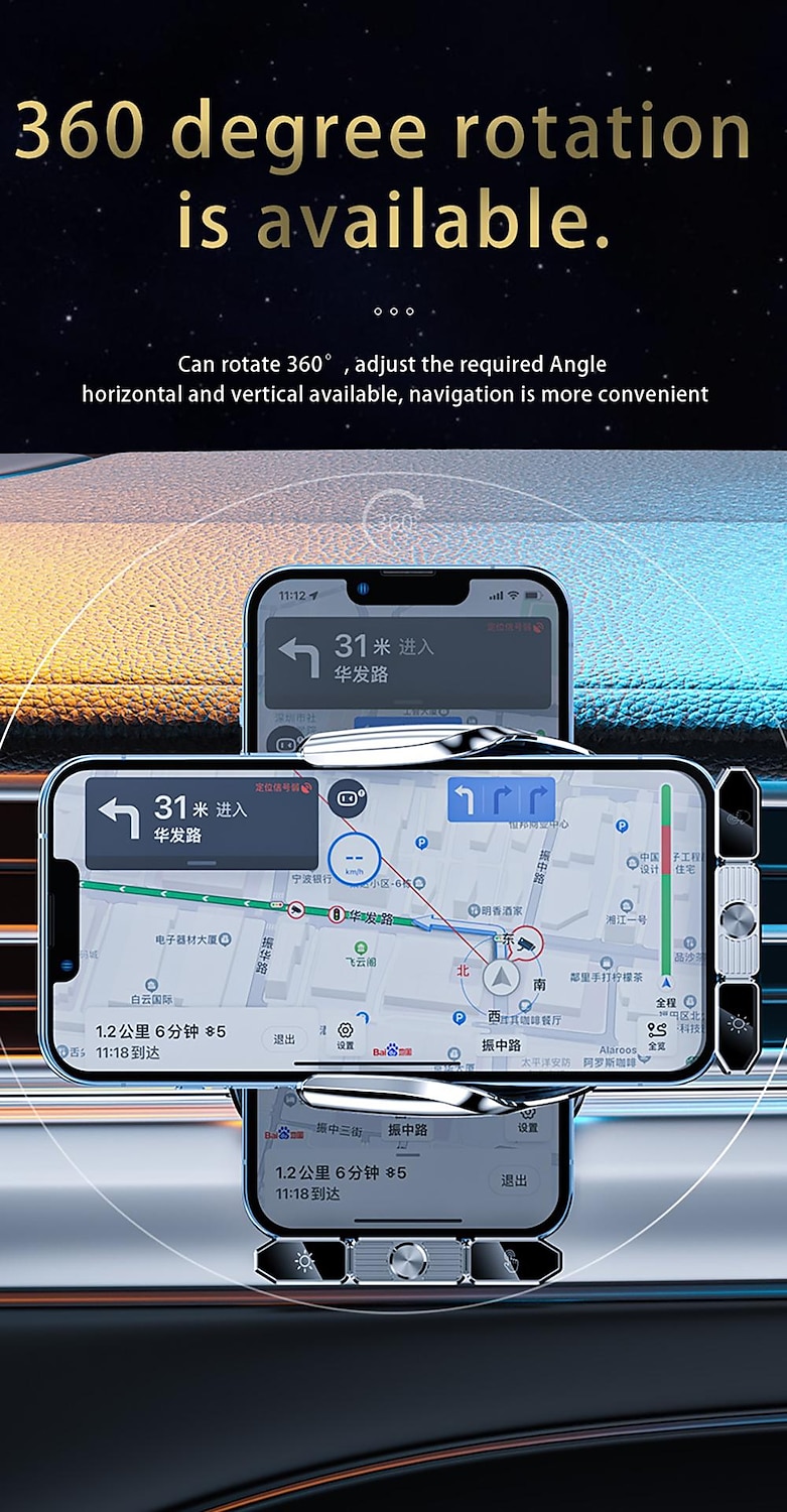 Dashboard Phone Holder Rotatable Removable Multifunction Phone Holder for Car Compatible with Samsung Xiaomi Huawei Phone Accessory 2025 - $41.99 –P14