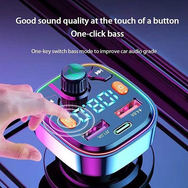 Car Bluetooth 5.0 FM Transmitter Wireless Audio Receiver Car MP3 Player 18W PD Fast Charger(1pc) 2025 - $19.99 –P9