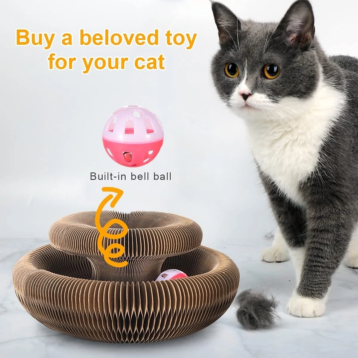Magic Organ Cat Toy Cats Scratcher Scratch Board Round Corrugated Scratching Post Toys for Cats Grinding Claw Cat Accessories 2026 - $31.99 –P3