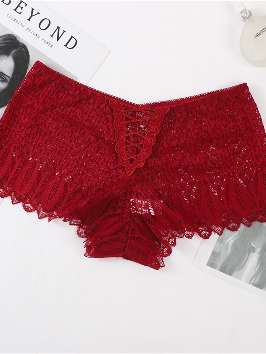 Sexy Pure Color Lace Women Panty - China Underwear and Panties price