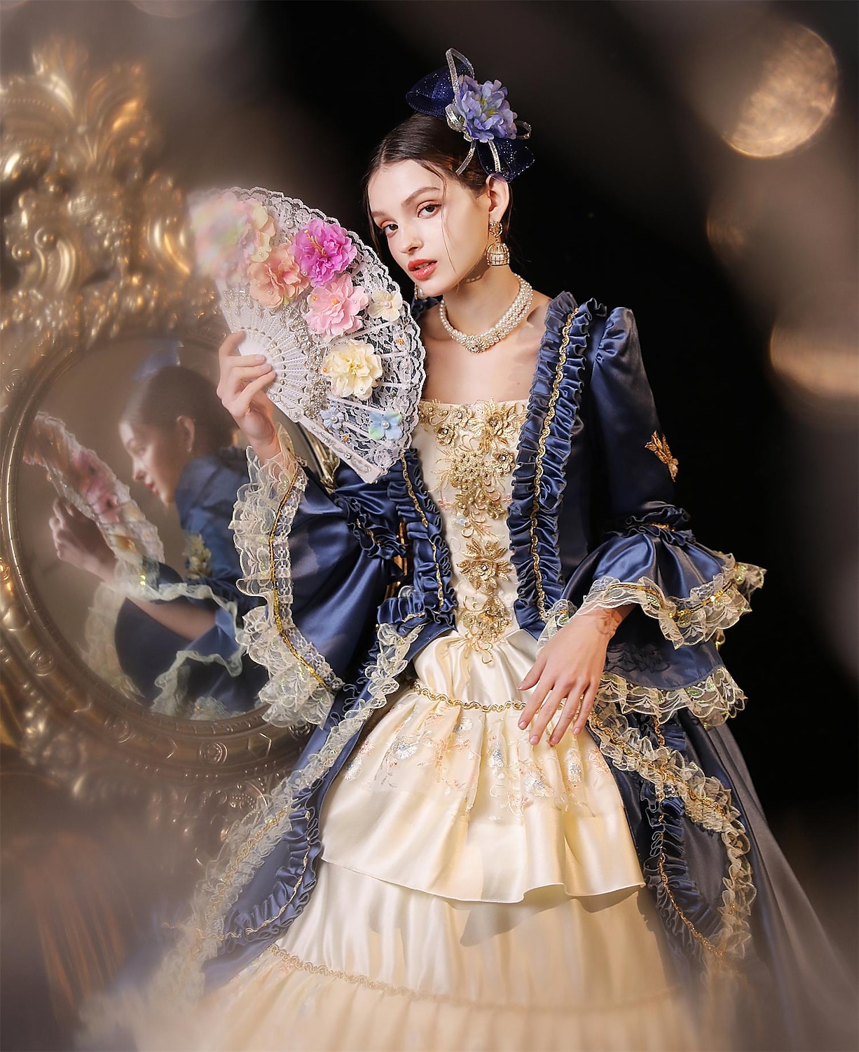 Gotisch Rokoko Viktorianisch Kleid Partykostüm Abschlussballkleid Prinzessin Dame Einfarbig Ballkleid Kostüm Damen Halloween Karneval Valentinstag Leistung Abendgesellschaft Maskerade Erwachsene Kleid 2026 - $219.19 –P3