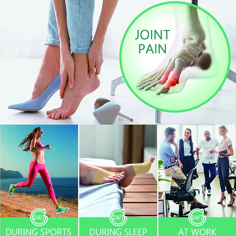 2db/pár lábujjleválasztó hallux valgus bunion korrektor kalapácsos lábujjkiegyenesítő lábfájdalomcsillapító ortopéd pedikűr eszközök lábápolás 2025 - $9.99 -P2