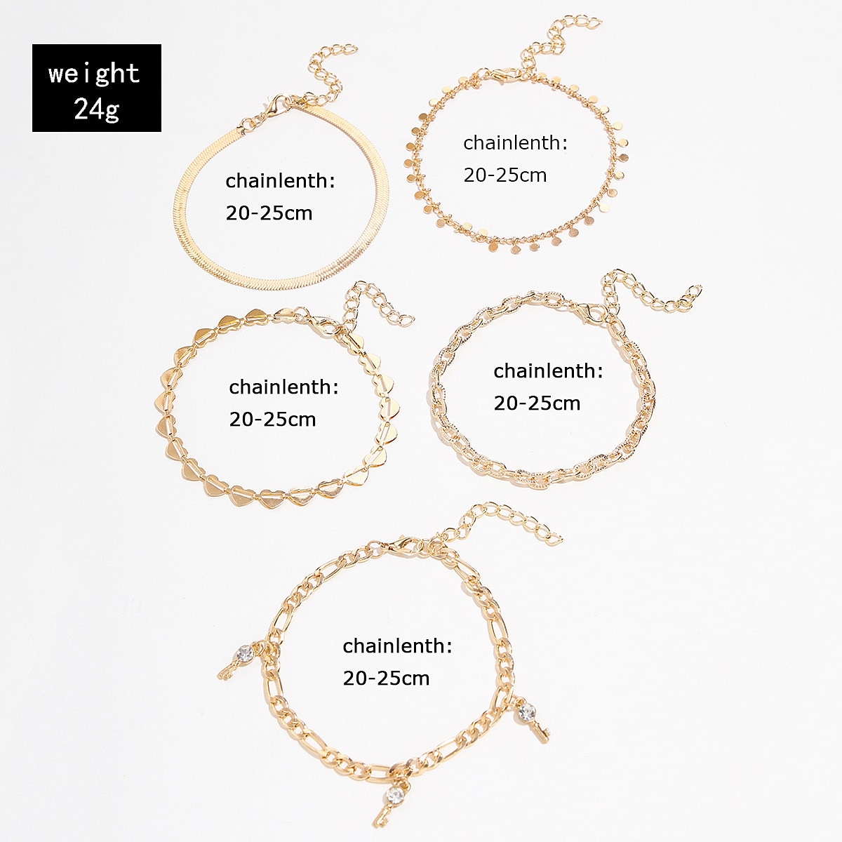 Women's Fashion Outdoor Heart Anklet 2025 - $9.49 –P5