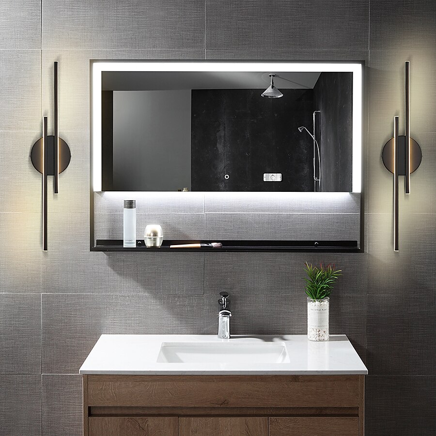 Vanity Light LED Mirror Front Lamp Waterproof IP20 71cm LED Bathroom Lights Over Mirror Black/White Wall Lighting Fixtures for Bathroom Bedroom Living Room Cabinet 110-240V 2025 - $91.99 –P3