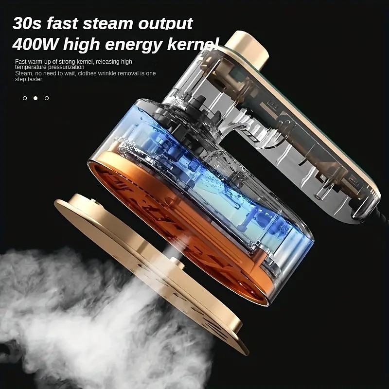 mist kledingstuk stoomboot mini kleding stof stoomstrijkijzer reizen draagbaar elektrisch droog nat doorwaadbaar patches opknoping strijkmachine 2025 - $26.99 –P5