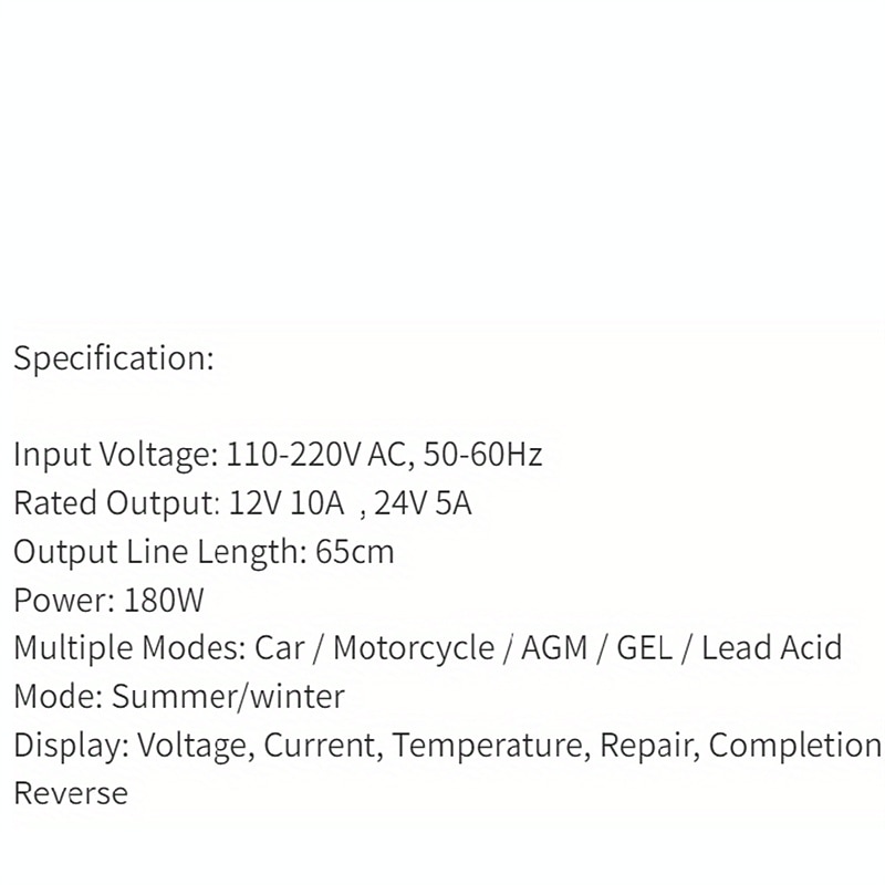 10-Amp Car Battery Charger 12V And 24V Smart Fully Automatic Battery Charger Maintainer Trickle Charger For Lawn Mower Boat Marine Lead Acid Batteries 2025 - $68.99 –P3