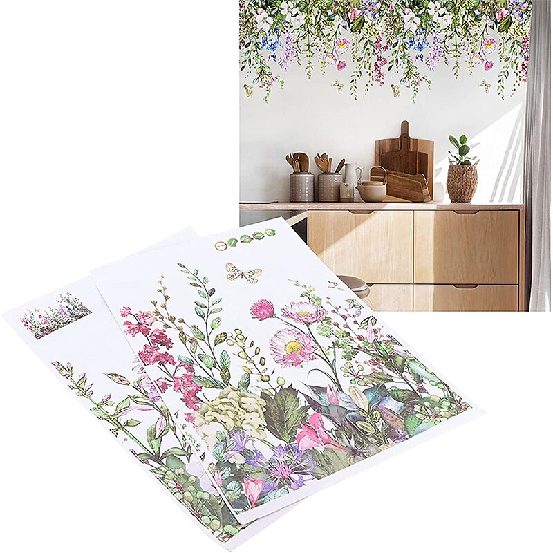 Piante Verdi Adesivi Murali Fiori Decalcomanie Adesivi Murali In Vinile Fiori Rimovibili Fai Da Te Arte Murale Murale Per Aula Uffici Camera Da Letto Soggiorno Decorazione Domestica del 2025 a $7.99 –P5