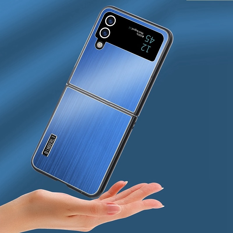 teléfono Funda Para Samsung galaxia Z Flip 6 Z Flip 5 Z Flip 4 Z Flip 3 Estuche ultrafino Marco Antigolpes anti-caída Protección de grado militar Armadura Aleación de aluminio 2025 - $20.99 –P12