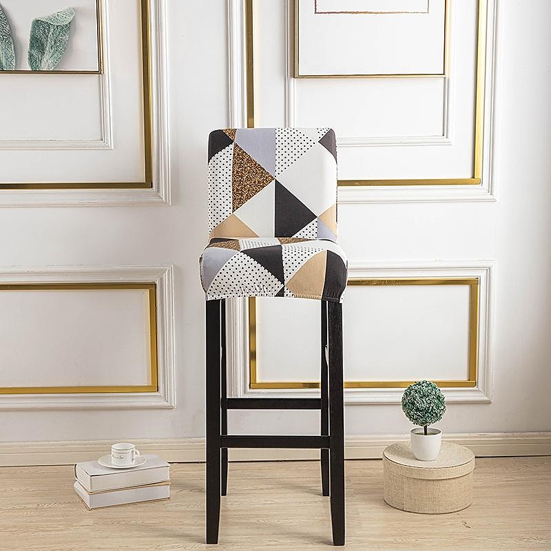 Stretch Bar Stool Cover Pub Counter Stool Chair Slipcover for Dining Room Cafe Furniture Seat Cover Stretch Protectors Non Slip with Elastic Bottom 2025 - $9.49 –P20