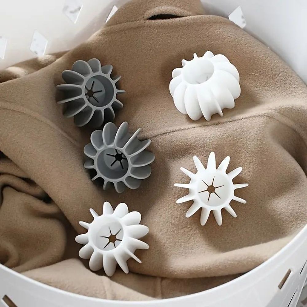 5pcs Silicone Laundry Ball, Reusable Clothes Hair Removal Cleaning Tool, Pet Hair Remover Washing Machine Dog Cat Hair Cleaning Gadgets 2025 - $4.99 –P7