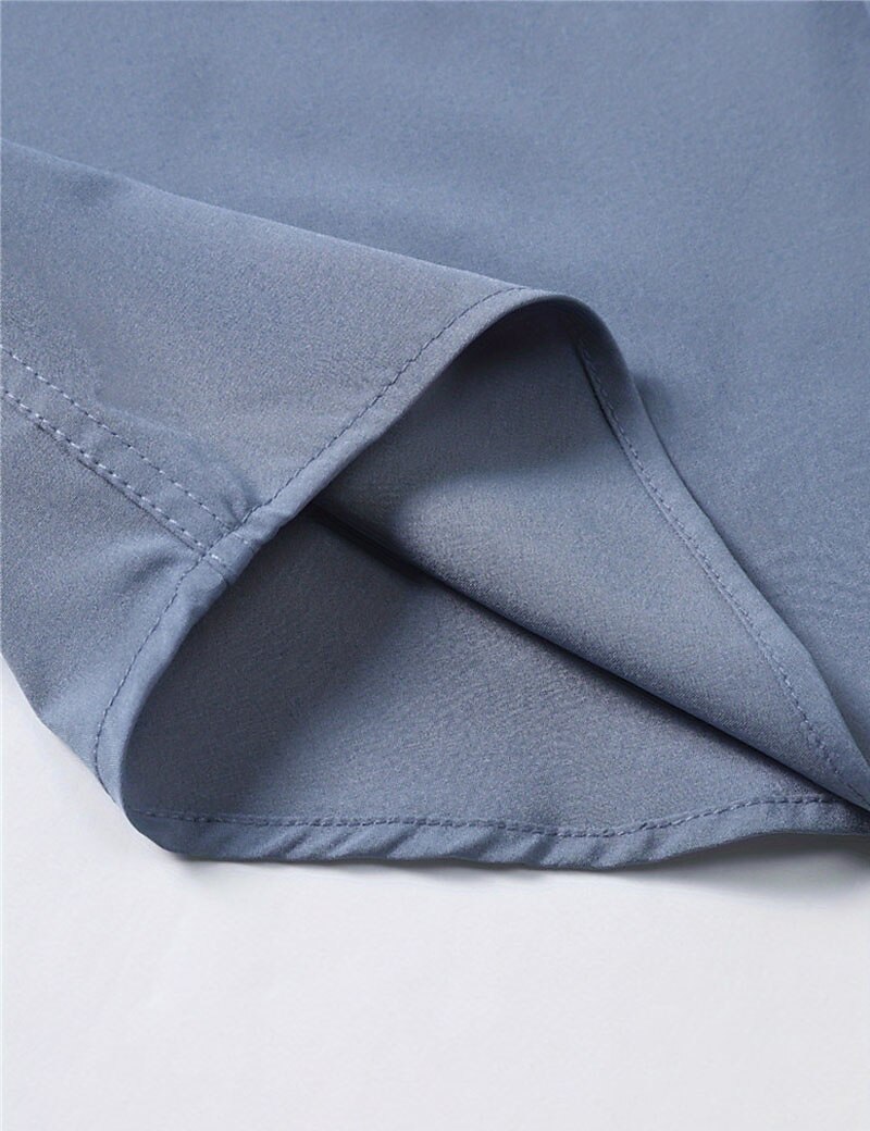 Per uomo Camicia Camicia estiva Camicia con bottoni Maglietta informale Camicia da spiaggia Blu Verde Grigio Manica lunga Color Block Bavero Giornaliero Da mare Abbigliamento Di tendenza Informale del 2025 a $21.99 –P6