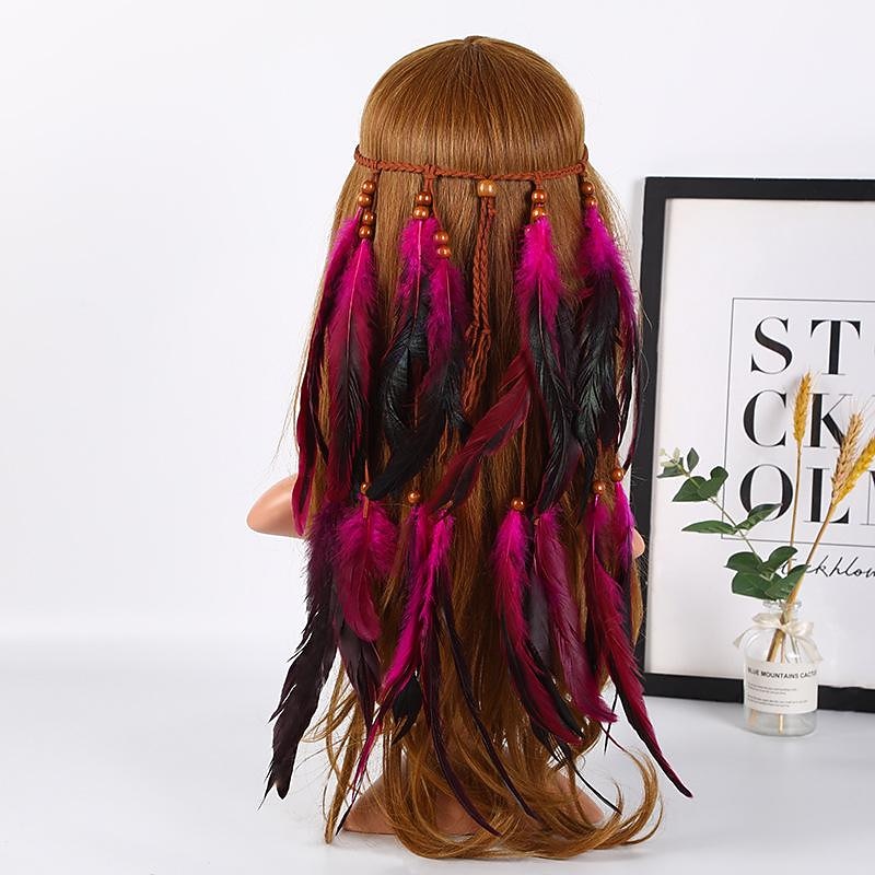 höyhen Dreamcatcher hiusasusteet boheemityylinen unensieppaaja höyhen hiuspanta naisten hiusasusteet 2025 - $8.49 –P7