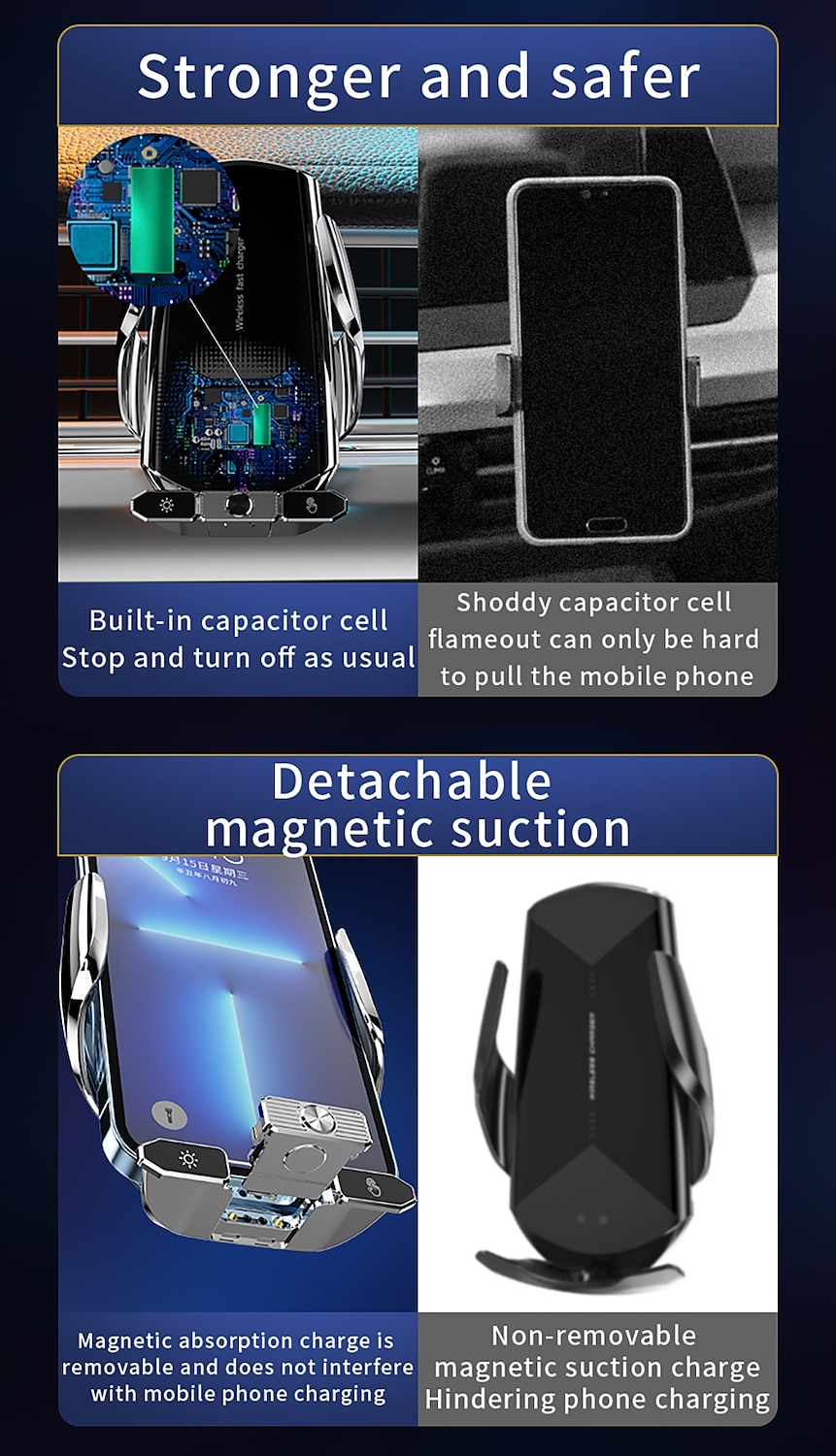 Dashboard Phone Holder Rotatable Removable Multifunction Phone Holder for Car Compatible with Samsung Xiaomi Huawei Phone Accessory 2025 - $41.99 –P3