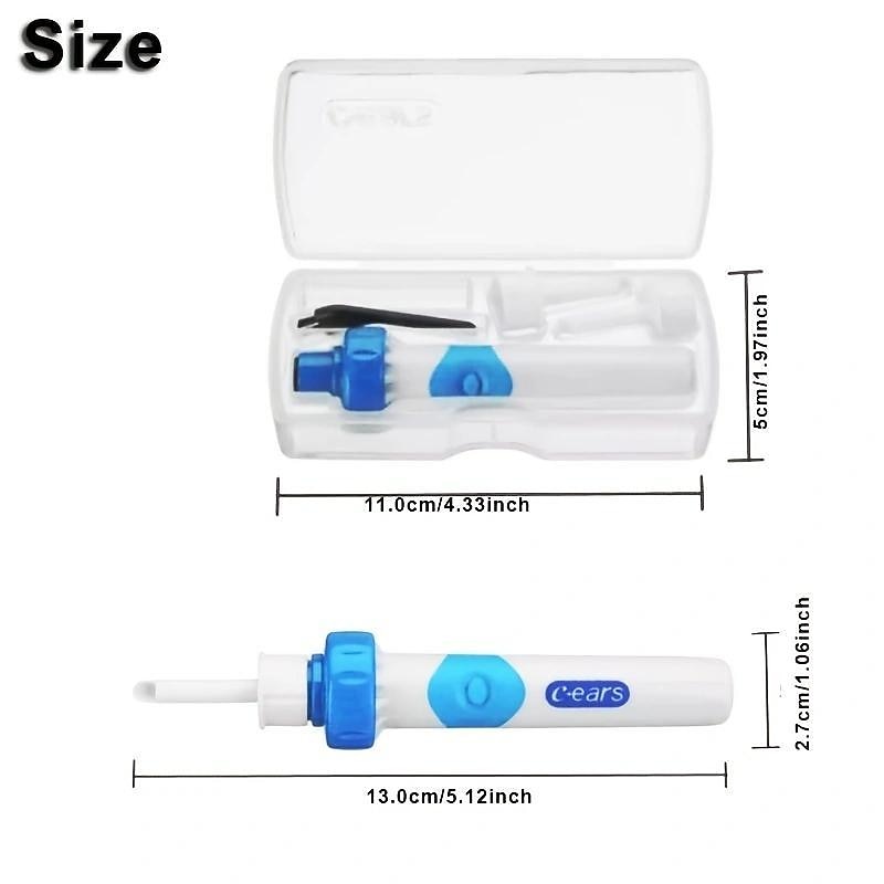 Electric Ear Suction Device,Portable Comfortable Efficient Automatic Electric Vacuum Soft Ear Pick Ear Cleaner Easy Earwax Remover Soft Prevent Ear-Pick Clean Tools Set for Adults Kids 2025 - $9.49 –P4