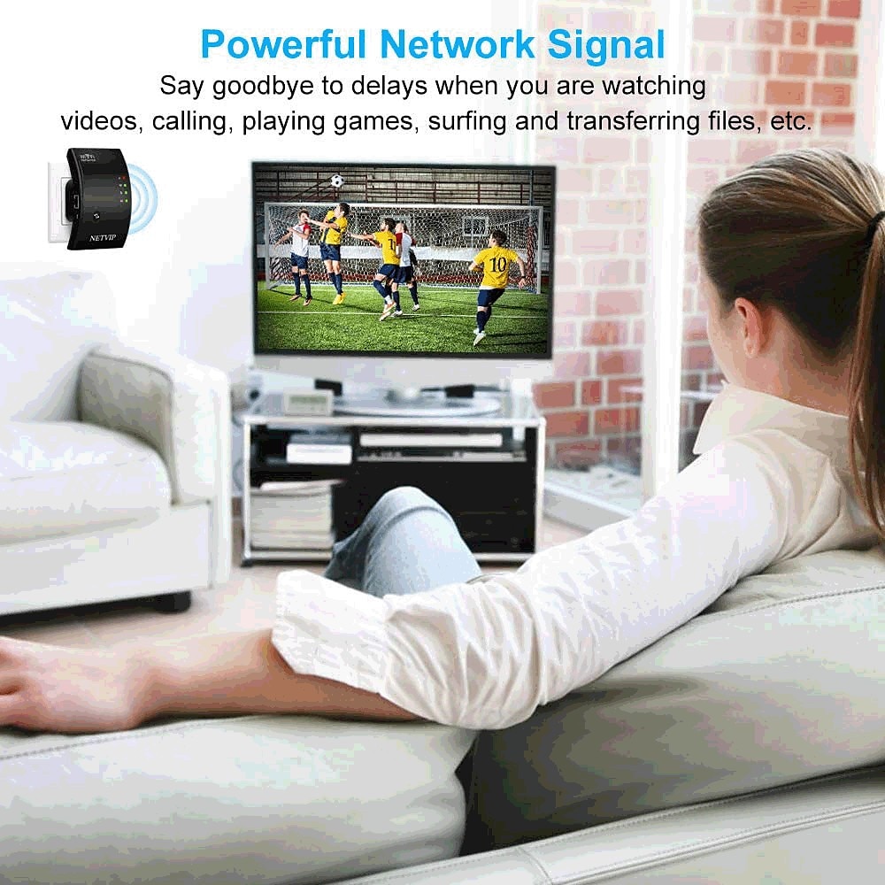 WiFi Extender Signal Booster Up to 2640sq.ft The Newest Generation, Wireless Internet Repeater, Long Range Amplifier with Ethernet Port, Access Point, 1-Tap Setup, Compatible N300 2025 - $19.99 –P5