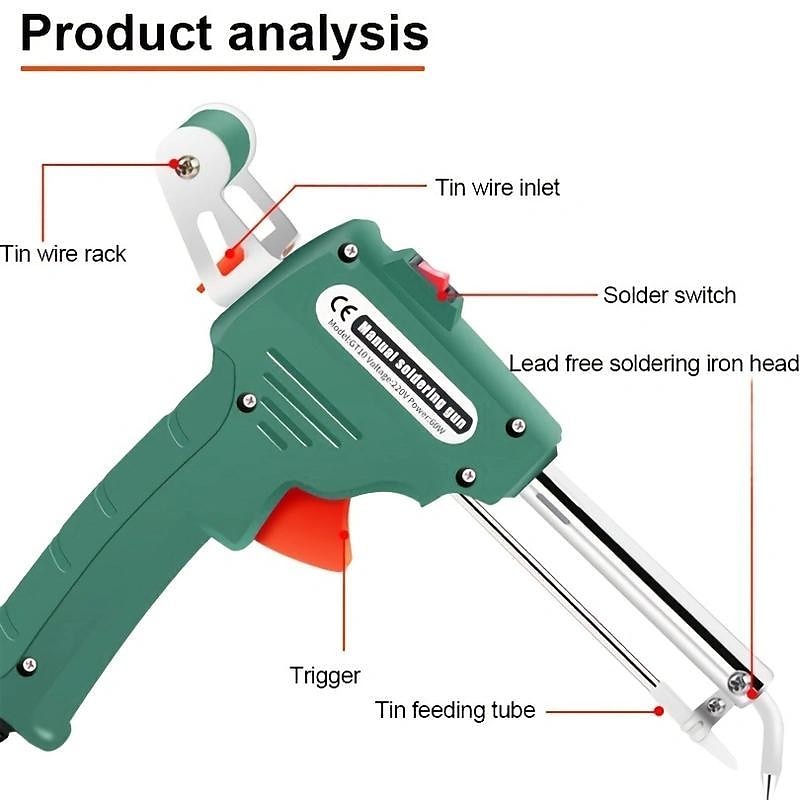 60W Automatic Soldering Gun Kit - Perfect for Electronics Projects 2025 - $26.99 –P5