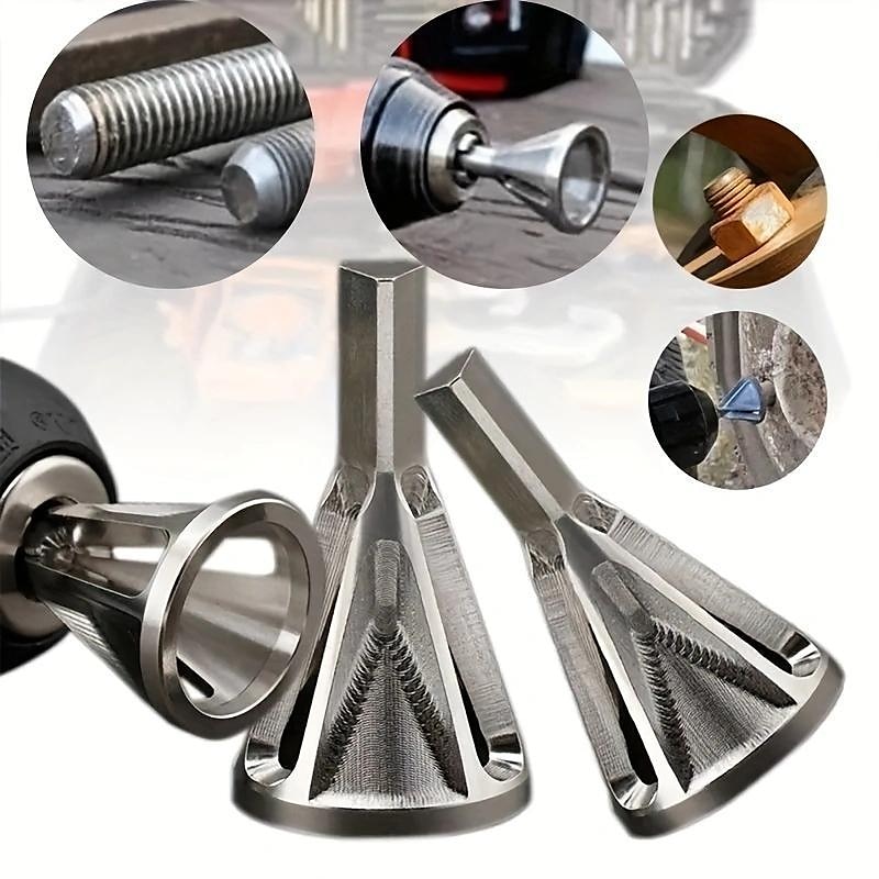 Chamfering Tool, Chuck Drill Tool, Metal Deburring External Chamfering Tool, Grinding Angle Trimming, Suitable For Various Chuck Electric Drilling Tools 2025 - $9.99 –P1