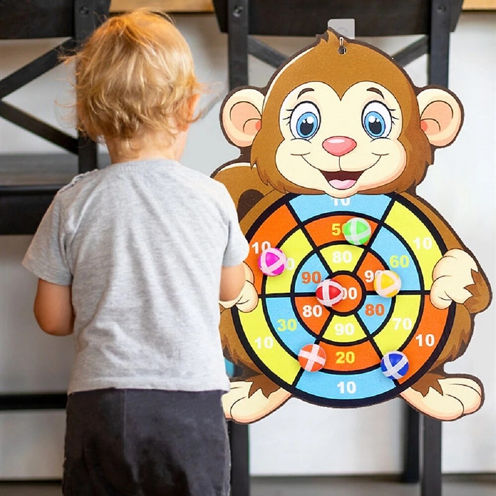 kinderen cartoon dier dartbord kleverige bal konijn familie interactief educatief speelgoed festival cadeau voor kerstcadeaus 2025 - $16.49 –P10