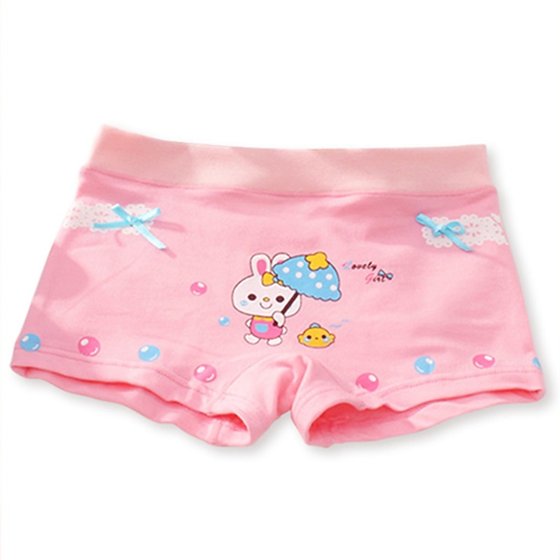 children's underwear girls boxer pure cotton file small and medium-sized  children's underwear boxer girl baby shorts head one piece on behalf of  2024 - $10.49
