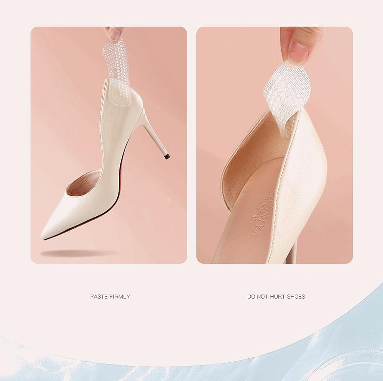 3 paar/set siliconen gel hielgrepen voor schoenen – antislip kussentjes ter voorkoming van blaren, comfort en pasvorm bij hoge hakken 2025 - $8.99 –P9