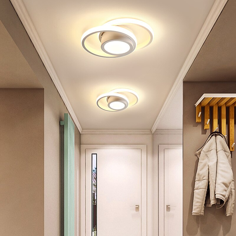 مصباح سقف LED ، 1-Light 32 سم ، أشكال هندسية ، أضواء جبلية ، هلام السيليكا ، مصباح سقف من الألومنيوم للممر ، شريط الشرفة ، مصابيح الشرفة العلوية الإبداعية ، أبيض دافئ / أبيض 110-240 فولت 2025 - $100.99 –P5