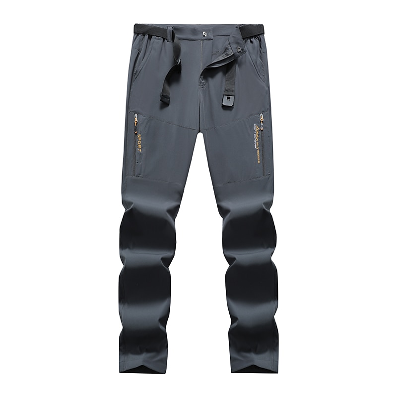 Men's Hiking Pants Trousers Outdoor Regular Fit Breathable Quick Dry Soft Sweat wicking Bottoms Dark Grey Black Camping / Hiking Hunting Fishing S M L XL XXL 2025 - $18.99 –P17