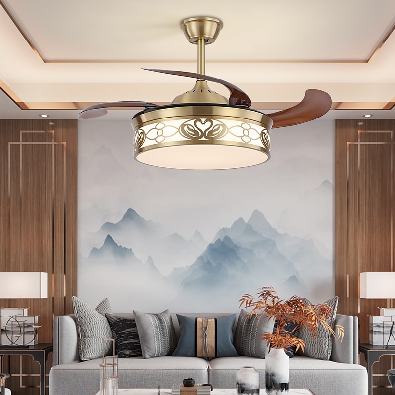 Deckenventilator mit Lichtkreis-Design-App& Kristall-Fernbedienung, 50 cm, dimmbar, 6 Windgeschwindigkeiten, moderner Deckenventilator für Schlafzimmer, Wohnzimmer, kleines Zimmer, 110–240 V 2025 - $518.29 –P13