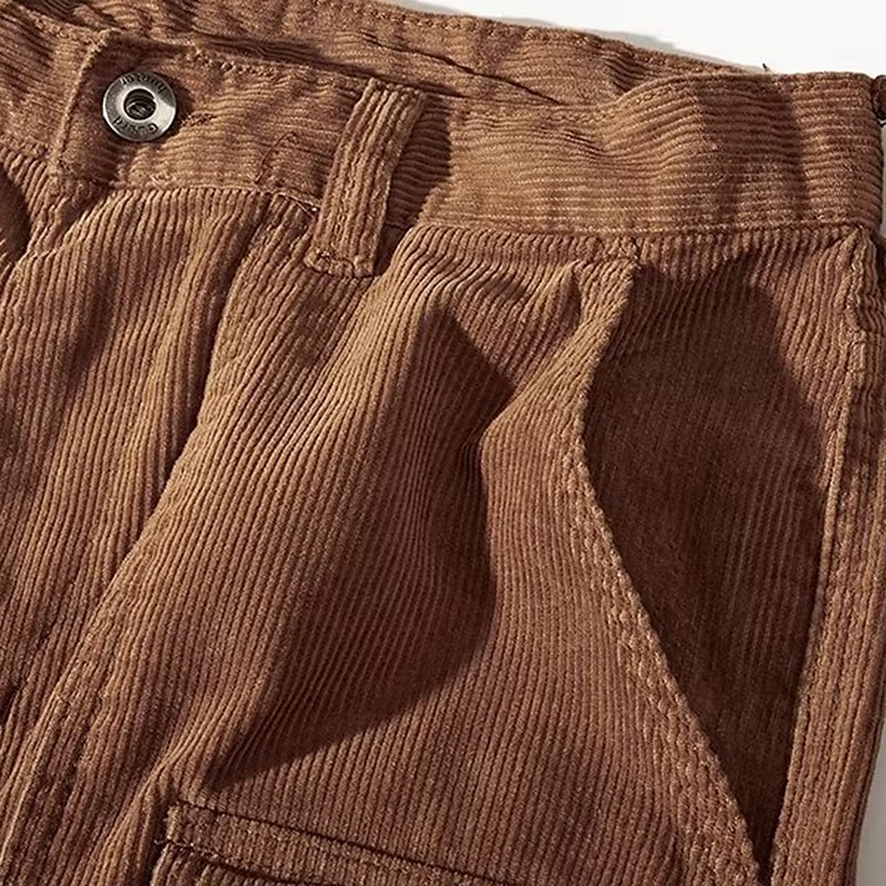 Herren Cargo Shorts Kurze Hosen Cordshorts Glatt Komfort Atmungsaktiv Outdoor Täglich Ausgehen Modisch Brautkleider schlicht Grün Khaki 2025 - $22.99 –P8