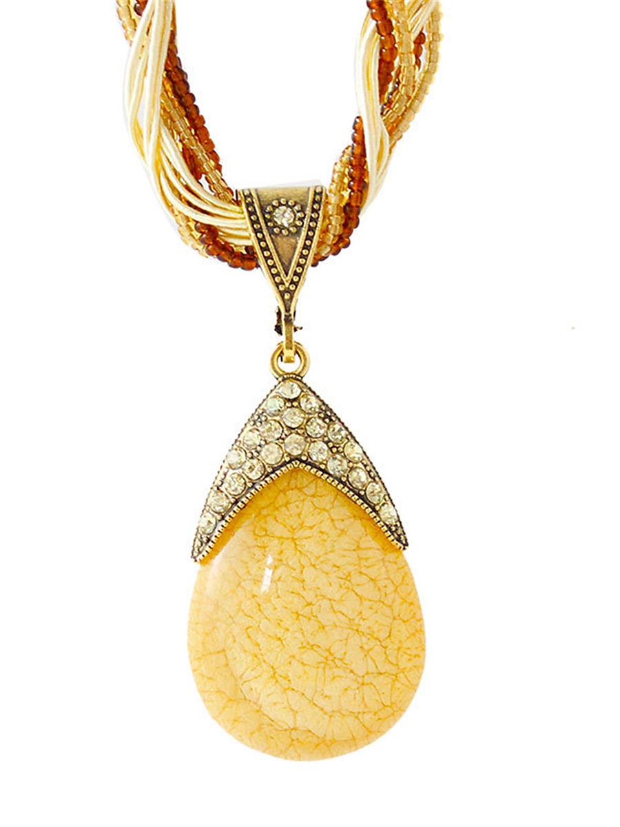 Femme Colliers Archaïsant Extérieur Géométrie Collier de 2025 ? $15.99 –P6