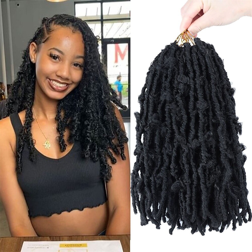 Butterfly Locs Synthetic Crochet Hair Pre Looped Distressed Locs Crochet  Braids Faux Locs 12 Inch - China Butterfly Locs Crochet Hair and Pre Looped  Crochet Braids price