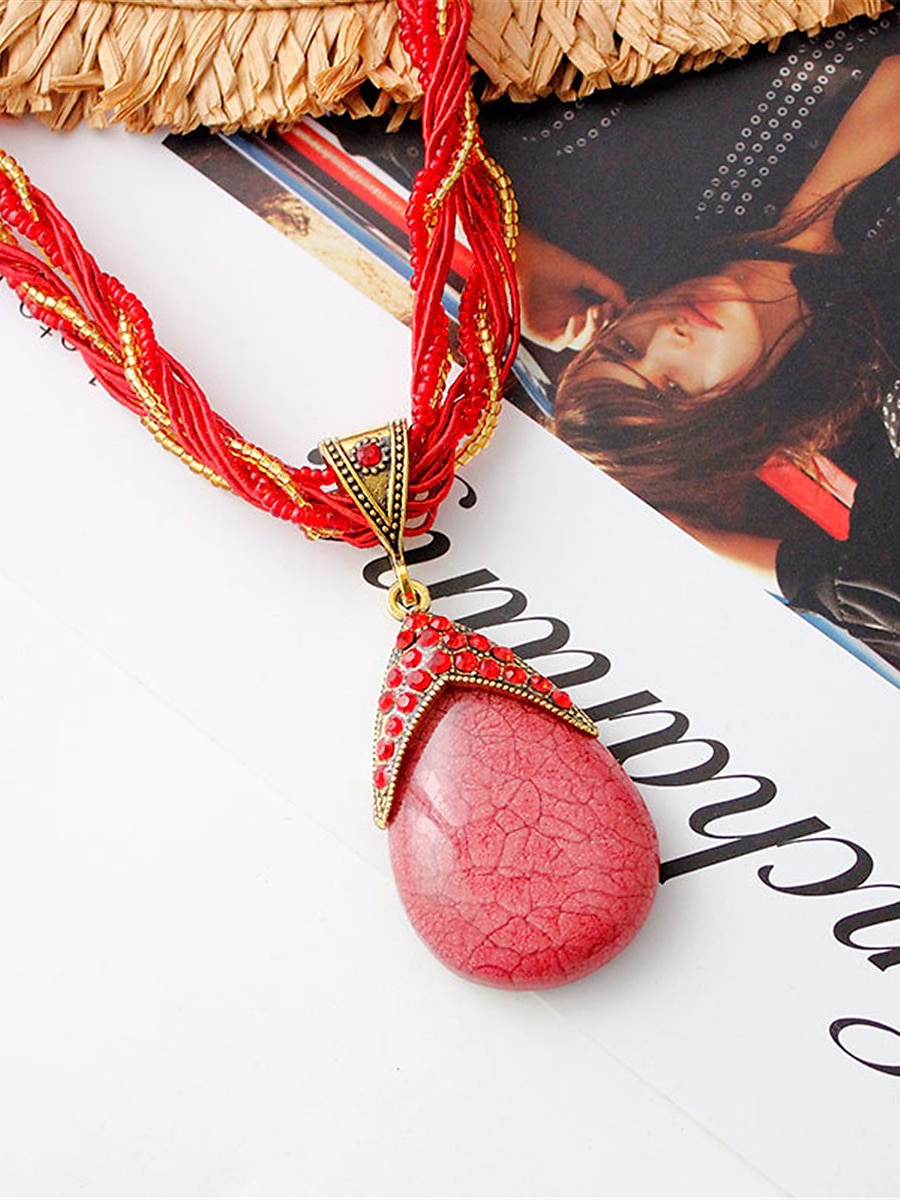 Femme Colliers Archaïsant Extérieur Géométrie Collier de 2025 ? $15.99 –P7