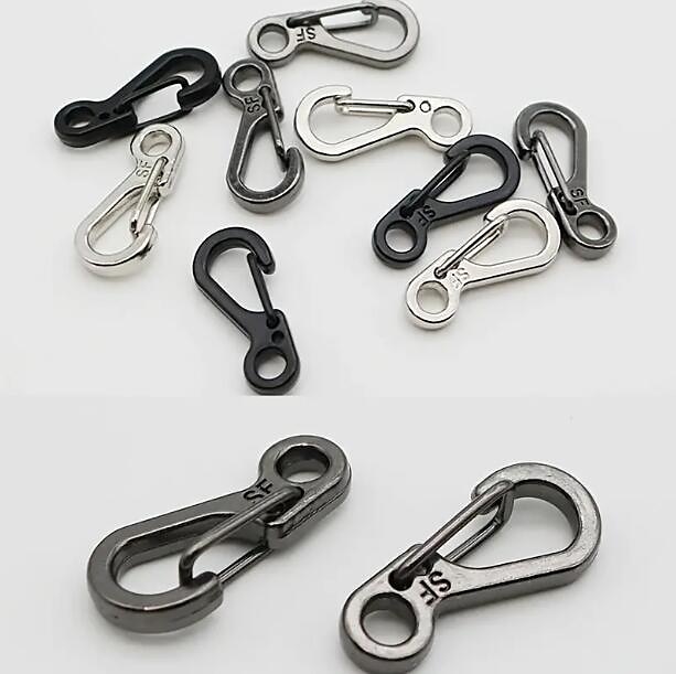 mini moschettone, equipaggiamento di sopravvivenza edc, moschettone per bottiglia zaino portachiavi, accessori da campeggio all'aperto del 2025 a $7.99 –P3