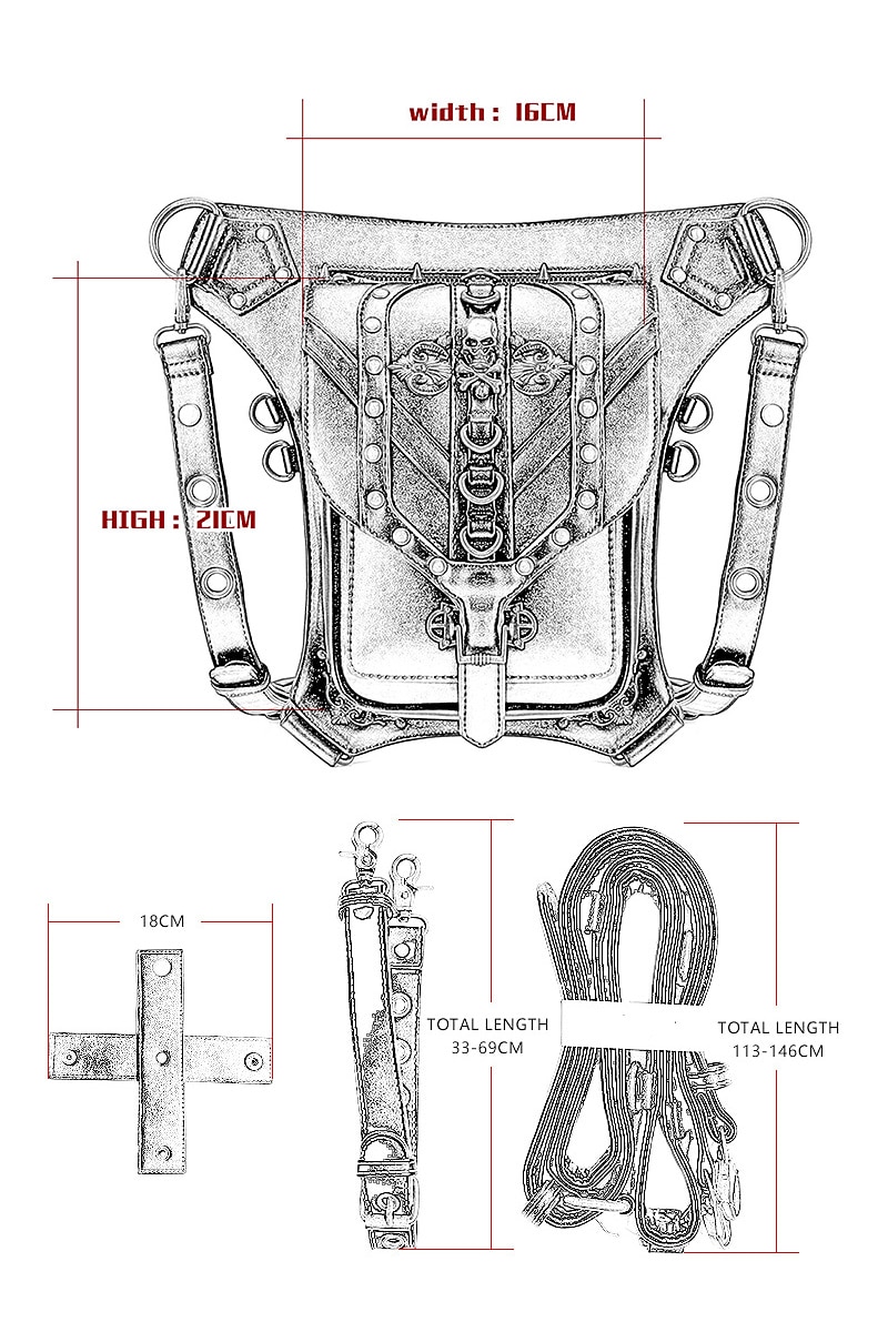 Retro Punk a gotika Steampunk batoh Bel Çantası Morový doktor Maškarní kostým Pánské Dámské Plesová maškaráda Zpátky do školy Večírek Dospělí Taška 2025 - $68.99 –P2