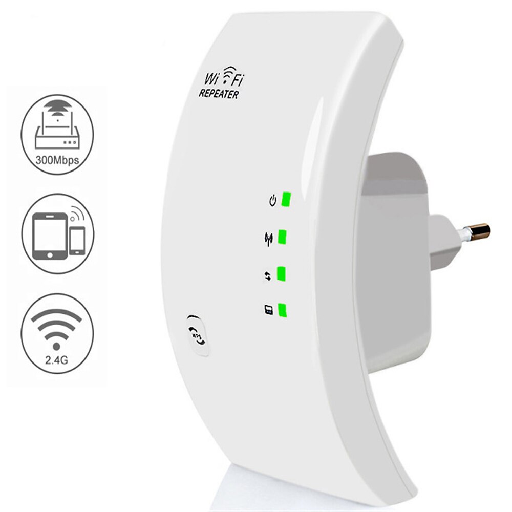 WiFi Extender Signal Booster Up to 2640sq.ft The Newest Generation, Wireless Internet Repeater, Long Range Amplifier with Ethernet Port, Access Point, 1-Tap Setup, Compatible N300 2025 - $19.99 –P1