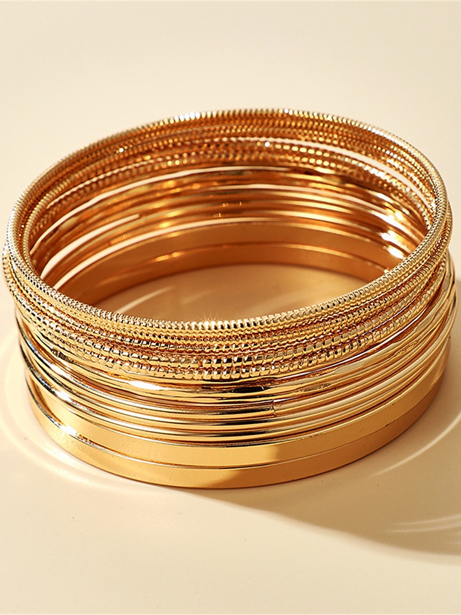 Mujer Brazalete Moda Exterior Color puro Pulsera 2025 - $9.49 –P5