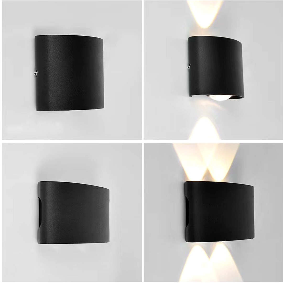 Draussen LED Modern Wandleuchten im Freien Badezimmer Draußen Aluminium Wandleuchte IP66 85-265V 1 W 2025 - $16.49 –P1