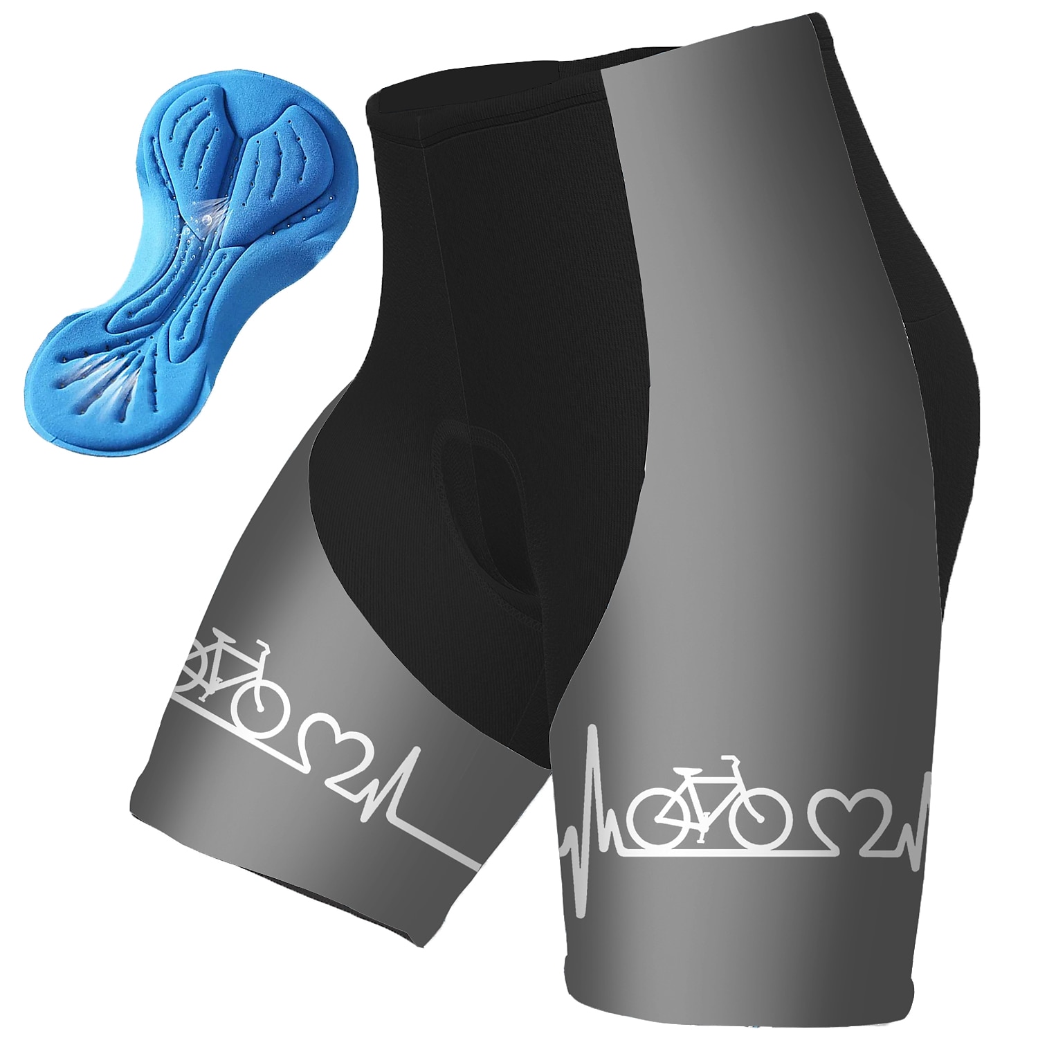 Herren Grafik Lustig Fahrradhose Fahhrad Gepolsterte Shorts / Chamois Unterteile Mountainbike MTB Straßenradsport Sport 3D-Polster Schnelltrocknend Reflektierende Streifen Feuchtigkeitsableitend 2025 - $26.99 –P8