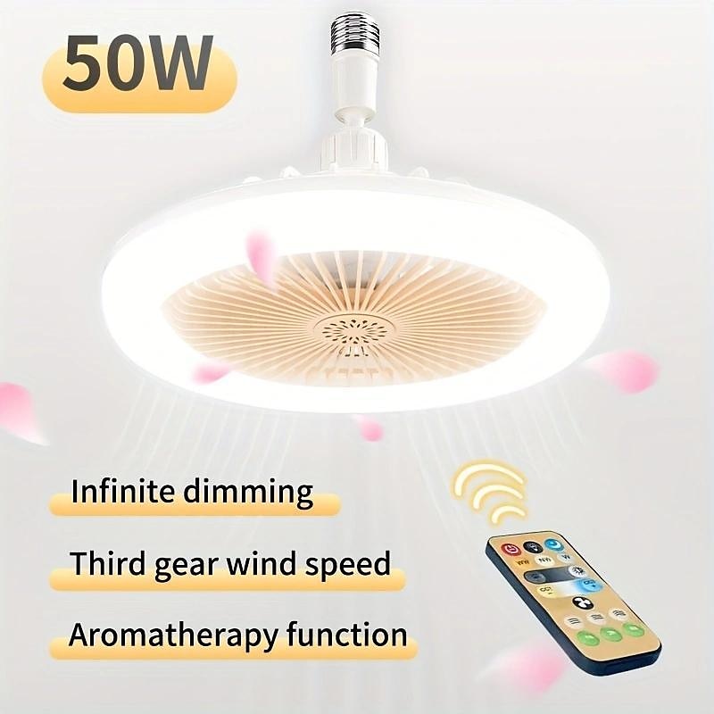 מאוורר תקרה עם אורות מאוורר אור e27 base 3000k-6000k סגור מנורות מאוורר פרופיל נמוך LED ערכת ערכת אור לעמעום מנורת מודרנית שקטה מקורה מאוורר תקרה שטוח לסלון חדר שינה קל להתקנה 2025 - $41.99 –P1