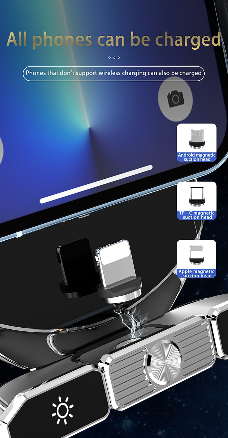 Dashboard Phone Holder Rotatable Removable Multifunction Phone Holder for Car Compatible with Samsung Xiaomi Huawei Phone Accessory 2025 - $41.99 –P13