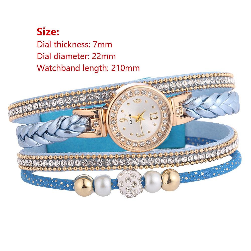 Buy Bracelet Watch,Girls Beautiful Wrist Watch, Birthday Gift, Attractive  Stylish Valentine Gift (White) Online at desertcartINDIA