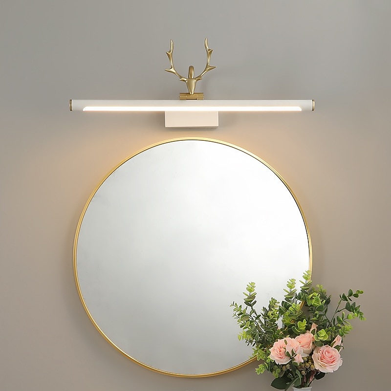 lampada frontale a specchio a led vanity light 40cm 20w applique da parete per camera da letto moderna semplice bagno alluminio acrilico ip20 110-240v del 2025 a $190.99 –P4