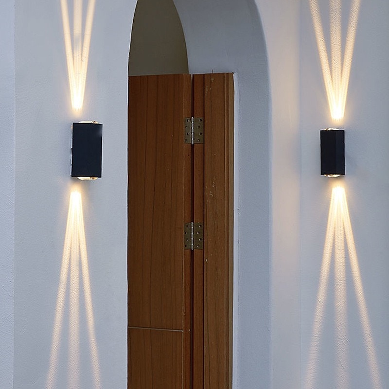 Outdoor LED Wall Lamp Waterproof 5W Up and Down Lighting Indoor Double-Head Curved Wall Light Modern Bedroom Warm White Light 2025 - $132.99 –P7