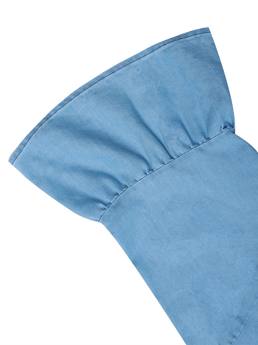 Dam Denimklänningar Vardagsklänning Denimskjorta klänning Midiklänning Denim Ledigt Utomhus Dagligen Semester Tröjkrage Knapp Halvlång ärm Sommar Vår 2023 Lös passning Ljusblå Ren färg S M L XL XXL 2025 - $41.99 –P11