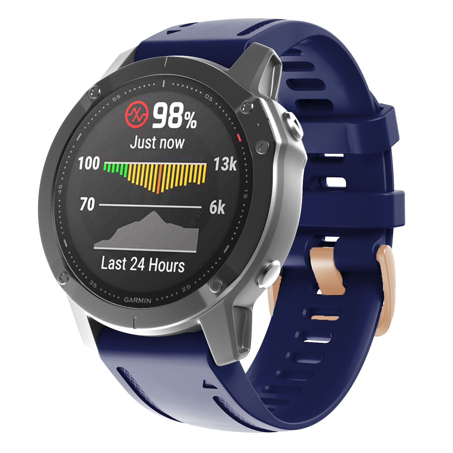 Kellon ranneke varten Garmin Fenix 7S Pro 6S 5S Plus Epix Pro 42mm Approach S70 42mm Instinct 2S Descent Mk2S D2 Delta S 20mm Silikoni Korvaus Hihna Pikakiinnitys 22mm Urheiluhihna Ranneke 2025 - $13.99 -P14
