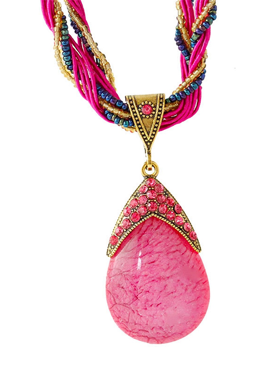 Femme Colliers Archaïsant Extérieur Géométrie Collier de 2025 ? $15.99 –P5