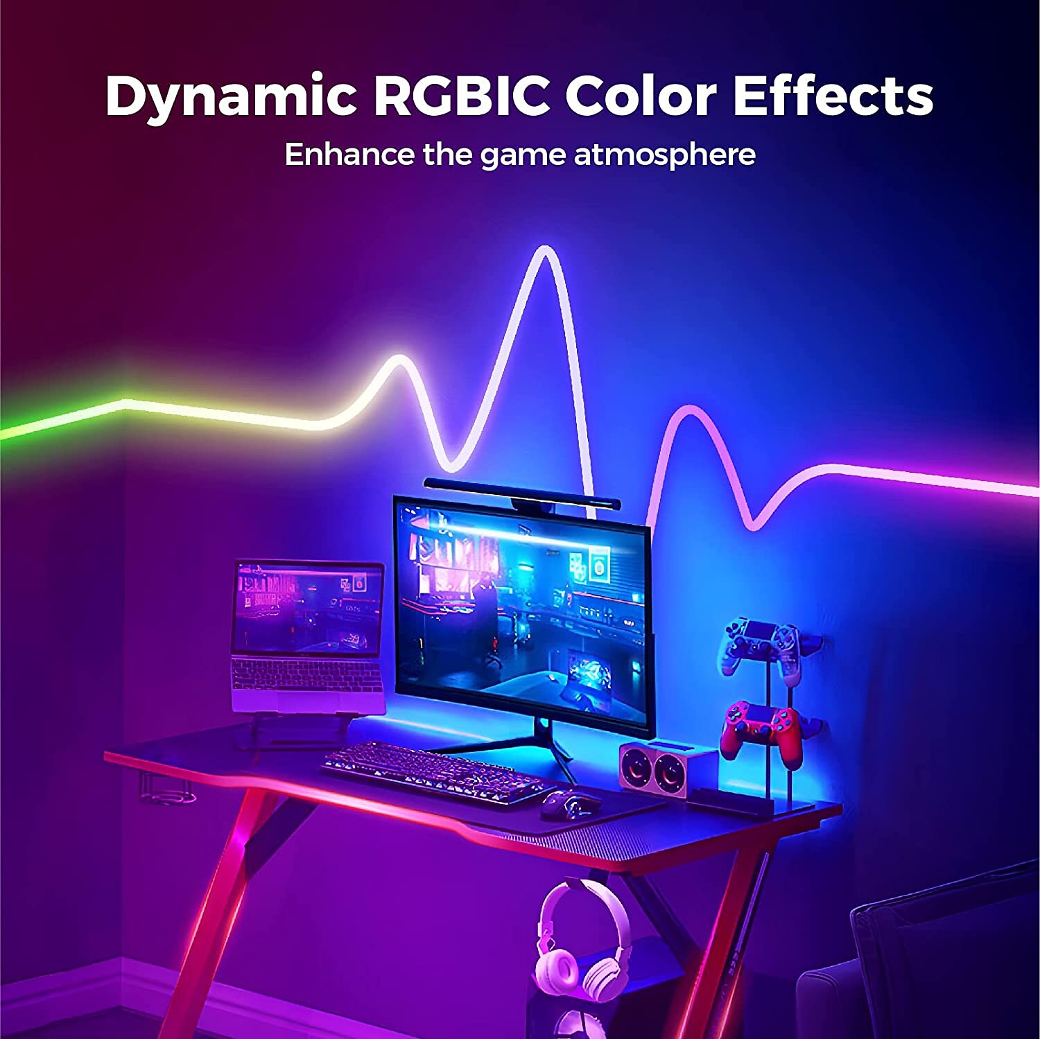 LED Light Bar Neon Strip Light 1-5M Addressable RGB Rainbow LED Pixel Light Bar DC12V Including Power Supply and RF 17key Controller Applicable to DIY LED Neon Sign Art Wall Decoration WS2811 2025 - $34.99 –P11