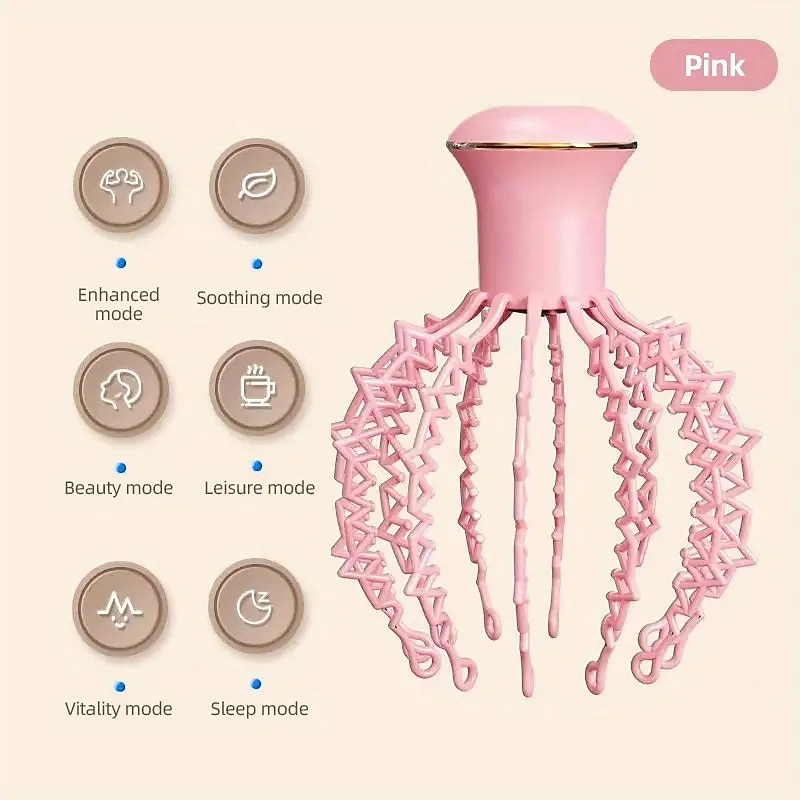 2023 New Octopus Head Massager Electric Head Massager With Claw Instrument Deep Relaxation Octopus Head Scratcher 2025 - $19.99 –P3