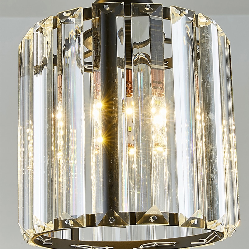 led suspensions îlot de cuisine lustres en cristal 1/3 tête ferme moderne foyer entrée luminaires plafond suspendu globe au-dessus de la table blanc chaud noir / or de 2025 ? $152.49 –P9