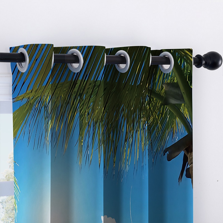 vanntette utendørs gardiner for innendørs bryllup terrasse tykke privat grommet gardiner for bryllup soverom, stue, veranda, pergola, cabana, 1 panel 2025 - $30.99 –P14