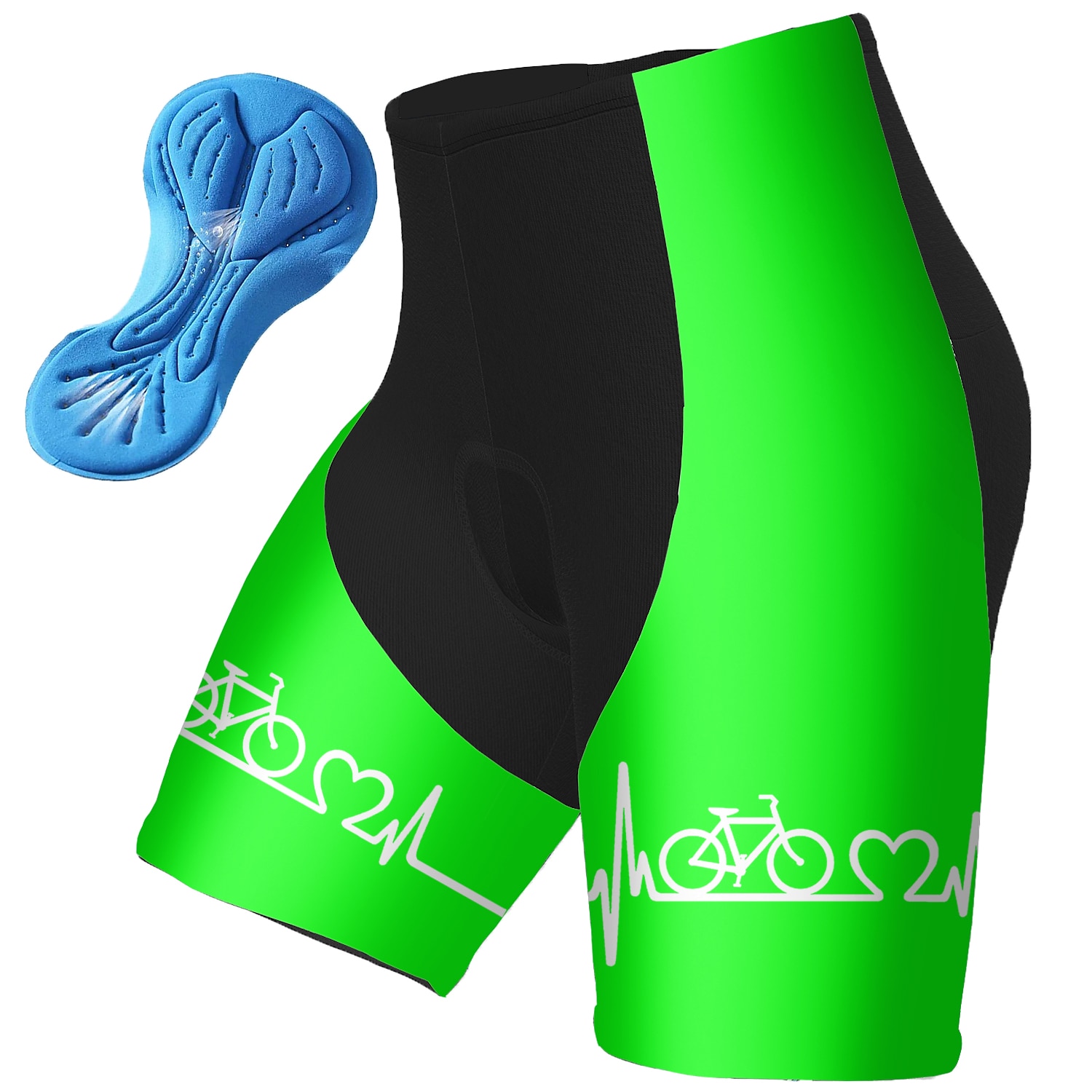 Herren Grafik Lustig Fahrradhose Fahhrad Gepolsterte Shorts / Chamois Unterteile Mountainbike MTB Straßenradsport Sport 3D-Polster Schnelltrocknend Reflektierende Streifen Feuchtigkeitsableitend 2025 - $26.99 –P4